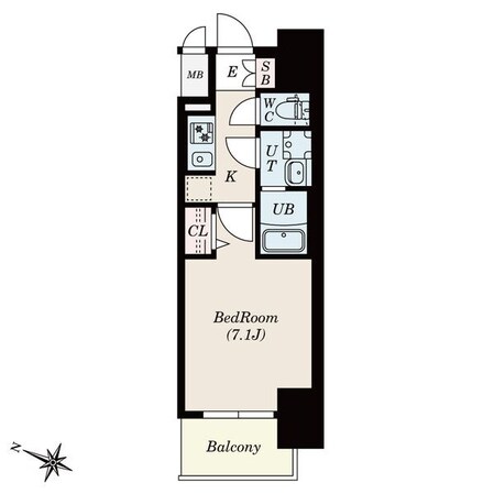 S-RESIDENCE熱田一番の物件間取画像